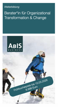 Bild Flyer Systemische Organisationsberatung ABIS Akademie