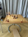 Systembrett mit aufgestellten Holzfiguren in Modul 7 der Coaching-Ausbildung in Leipzig